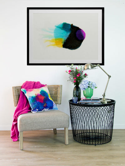 Squid Ink Framed Art Print | Lifestyle