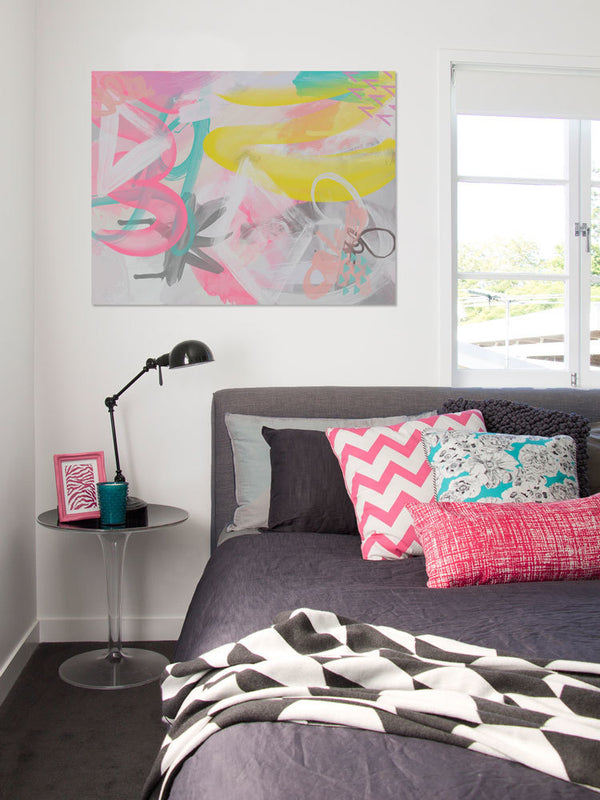 Lunch with the Girls Canvas Art Print | Lifestyle