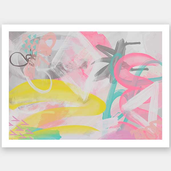 Lunch with the Girls Unframed Art Print