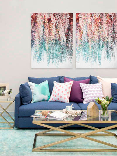 Wisteria Lane II Canvas Art Print