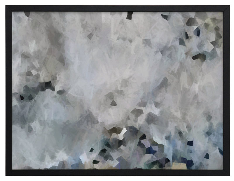 Silver Moon Framed Art Print