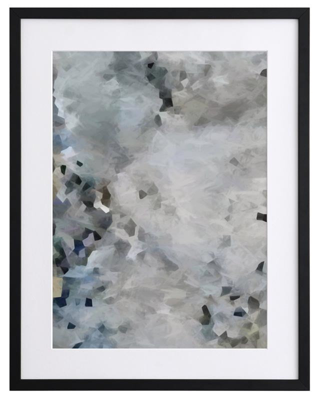 Silver Moon Framed Art Print