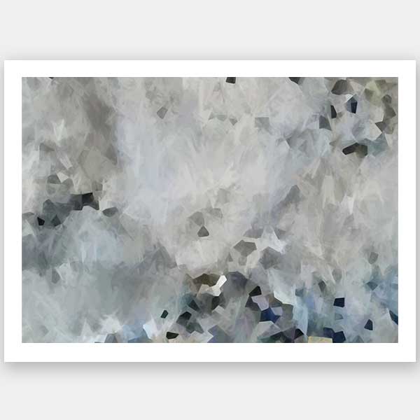 Silver Moon Unframed Art Print