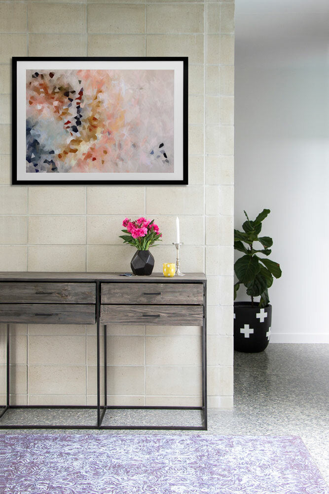 Diamond in the Rough Framed Art Print | Lifestyle