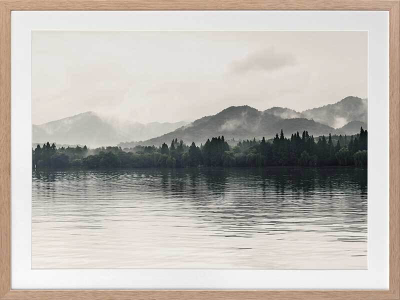 Morning Mist Framed Art Print