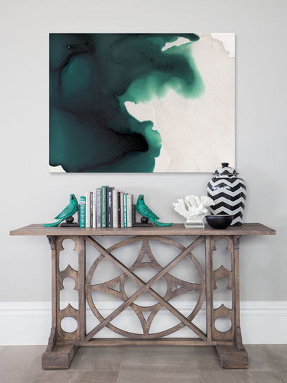 Swell Emerald Canvas Art Print