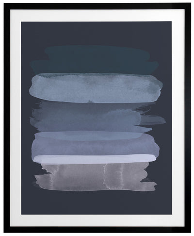 Black Satin Framed Art Print