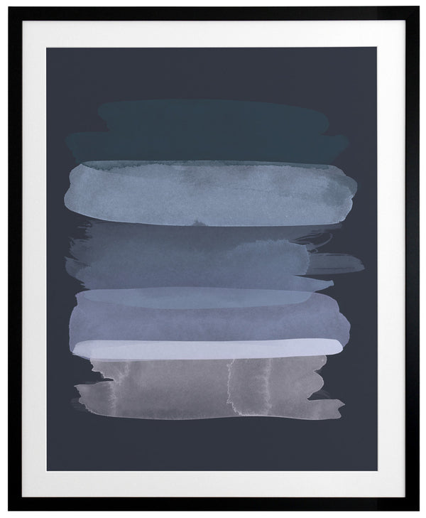 Black Satin Framed Art Print