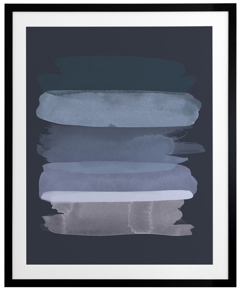 Black Satin Framed Art Print