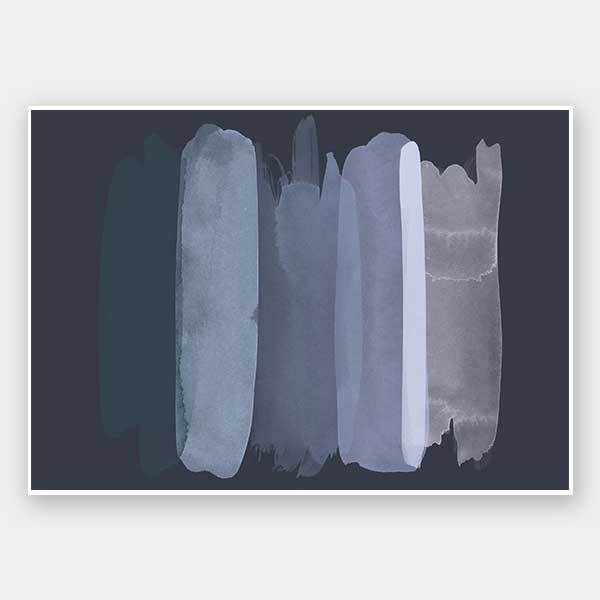 Black Satin Unframed Art Print