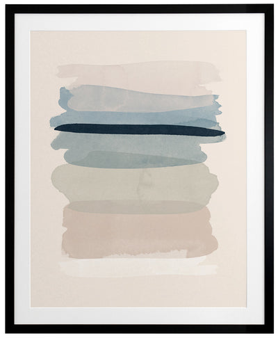 Lines In The Sand Framed Art Print