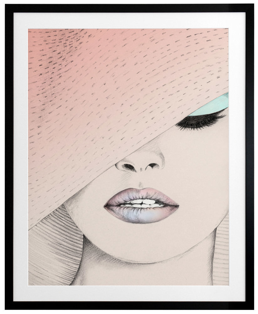 Urbane Blush Framed Art Print