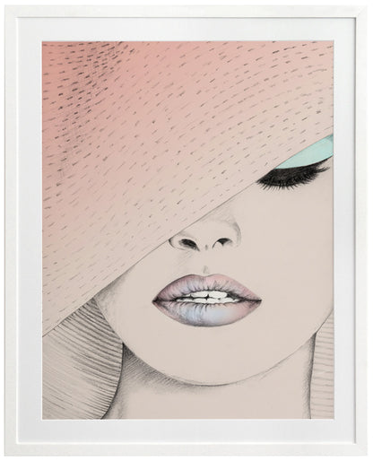 Urbane Blush Framed Art Print