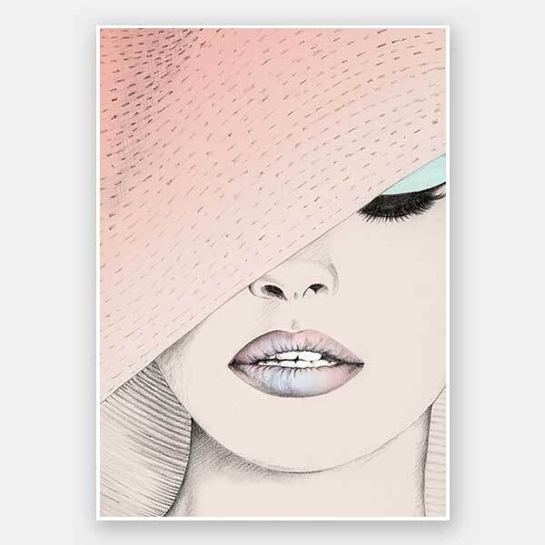 Urbane Blush Unframed Art Print