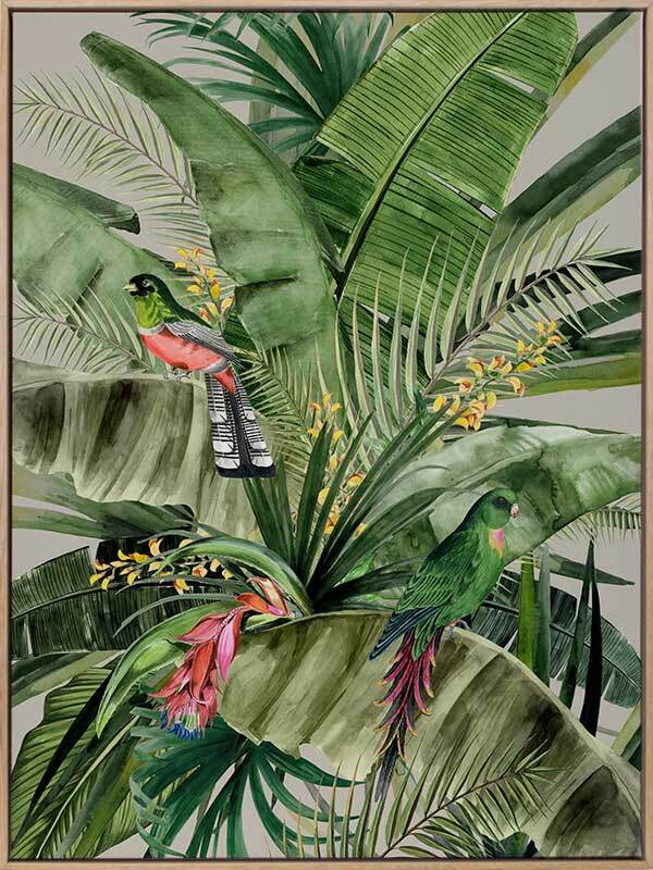 Paradise - Oak Box Frame Canvas - 90x60 - Portrait - Sale