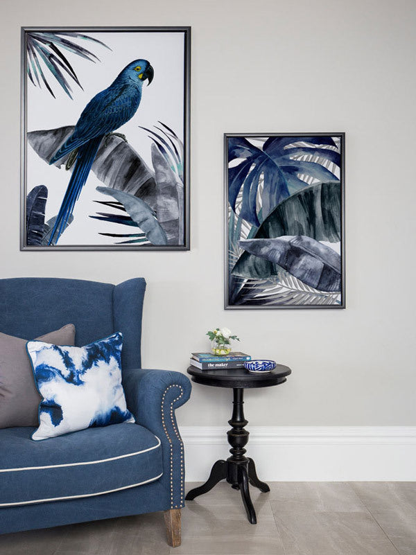 Plume Dusk Framed Art Print | Lifestyle