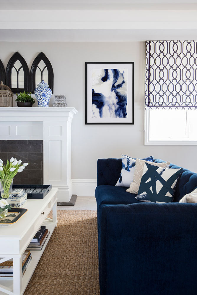 Seafoam Framed Art Print | Lifestyle