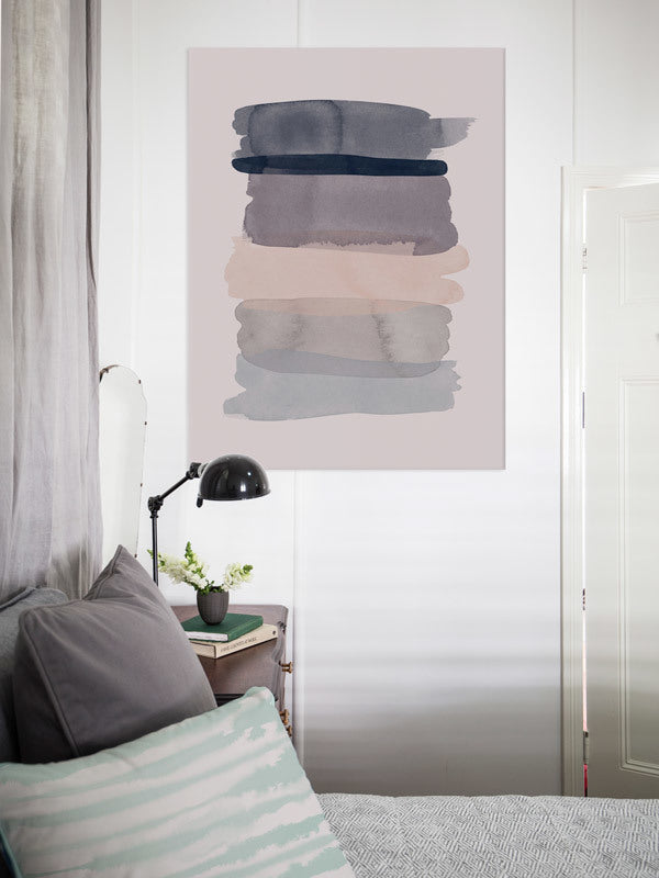 Dusty Pink Canvas Art Print | Lifestyle