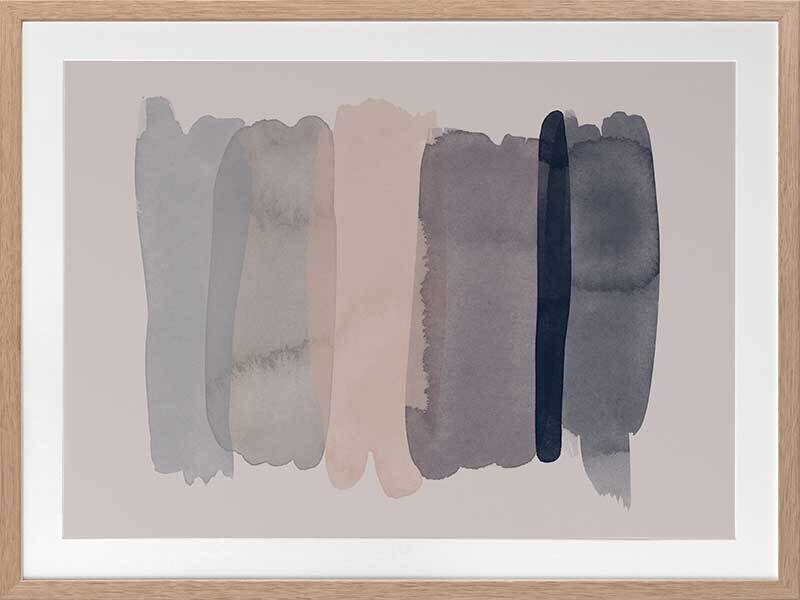 Dusty Pink Framed Art Print