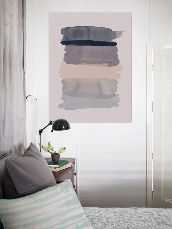 Dusty Pink Framed Art Print | Lifestyle