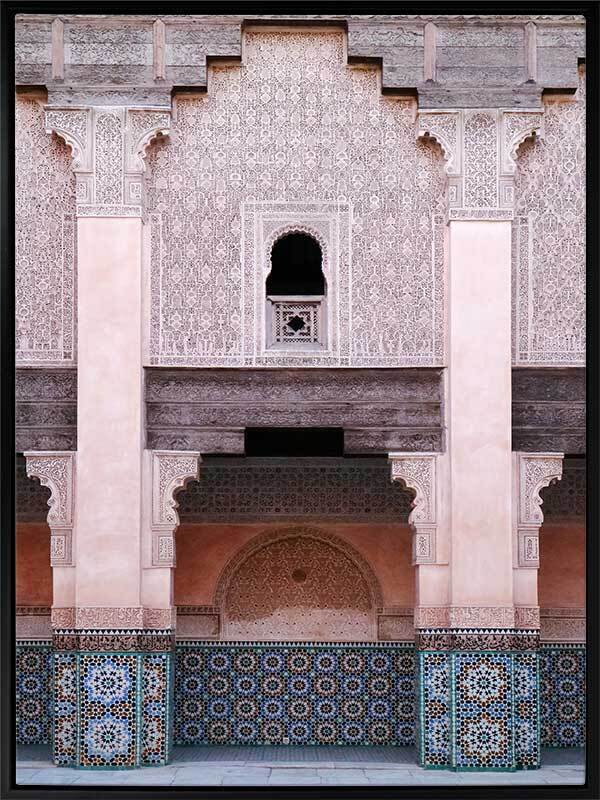 Moroccan Blush Canvas Art Print