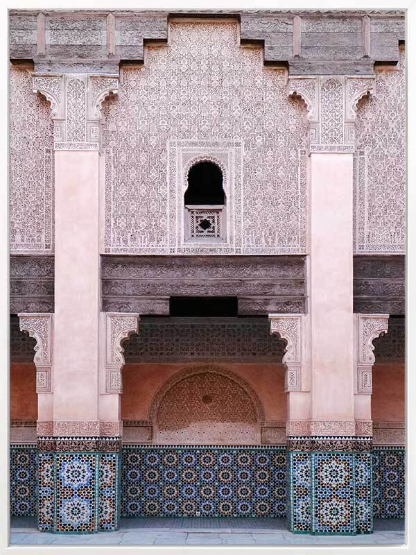 Moroccan Blush Canvas Art Print