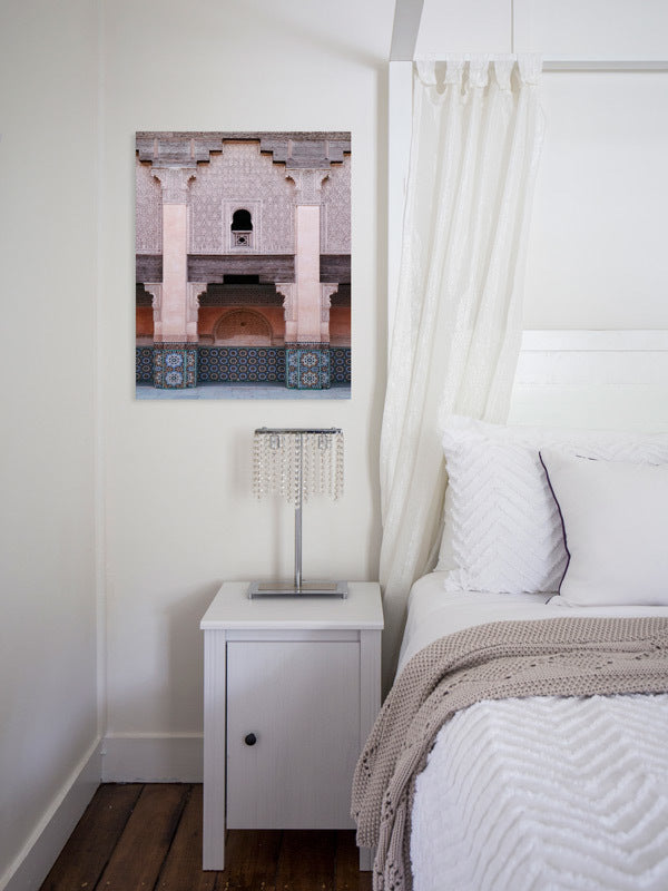 Moroccan Blush Canvas Art Print | Lifestyle