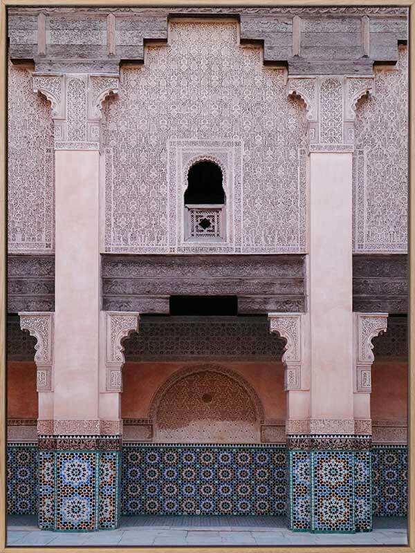 Moroccan Blush Canvas Art Print