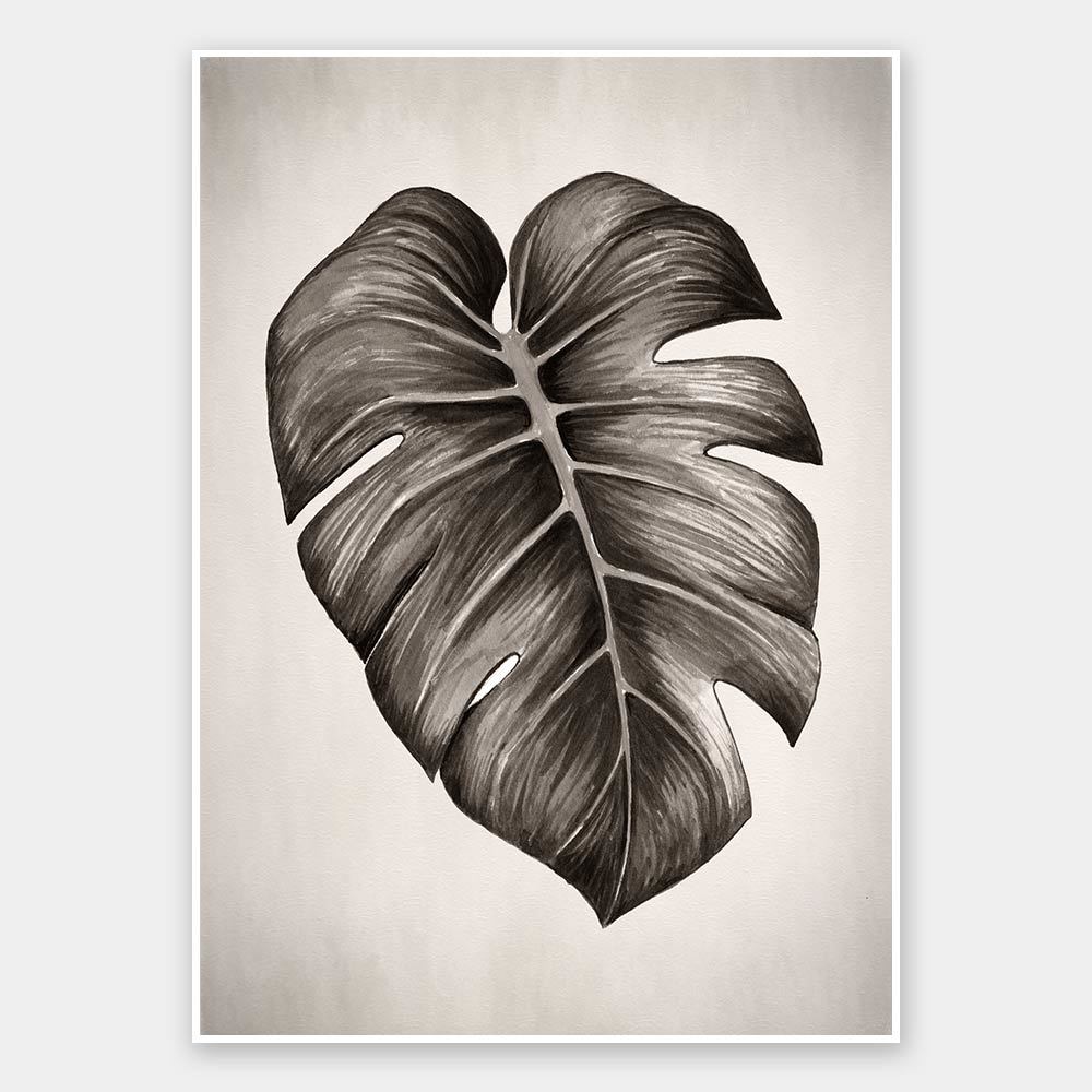 Verdure I Sepia Unframed Art Print