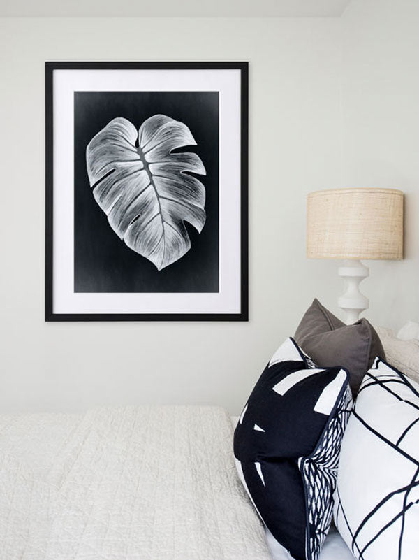 Verdure I Midnight Canvas Art Print | Lifestyle