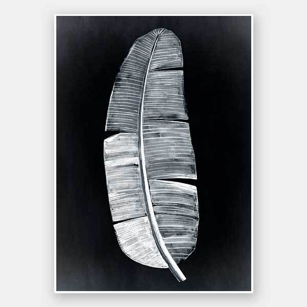 Verdure II Midnight Unframed Art Print