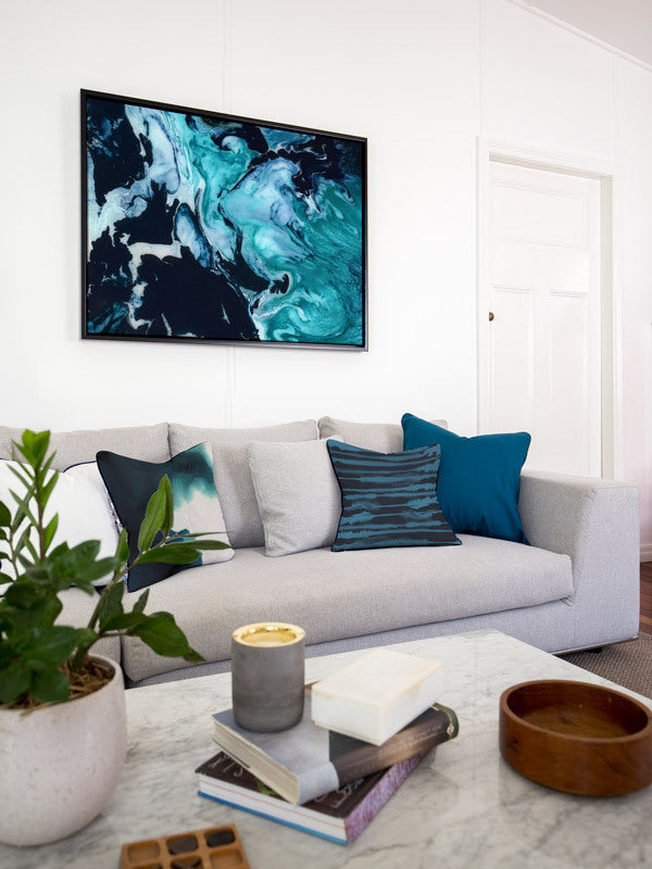 Lunar Framed Art Print | Lifestyle