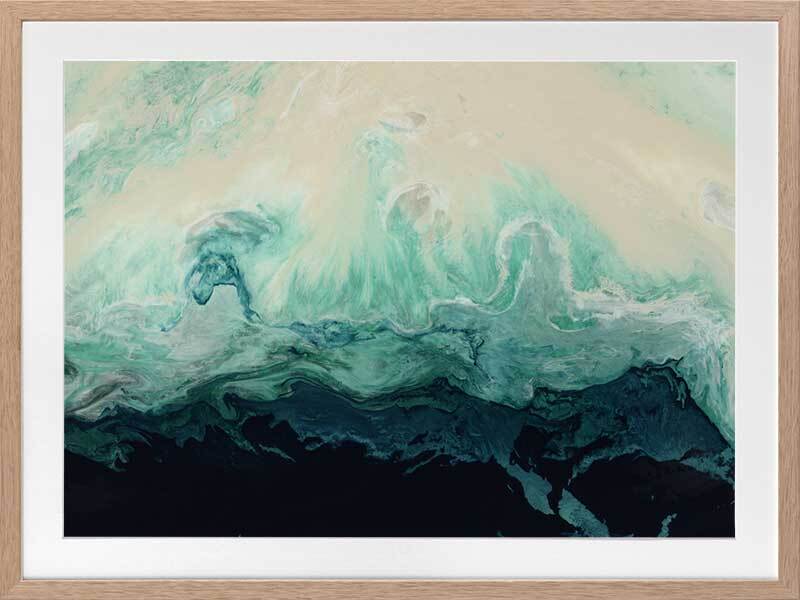 Seaquake Framed Art Print