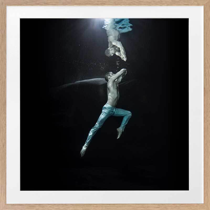 Underwater Dancer I Framed Art Print