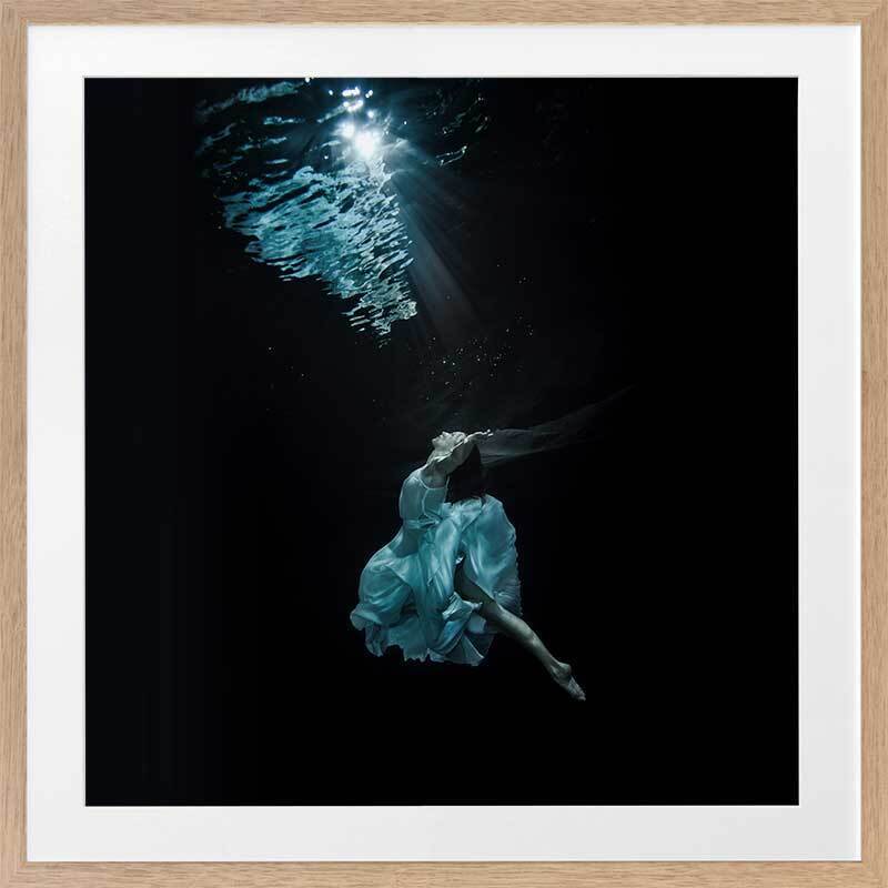 Underwater Dancer II Framed Art Print