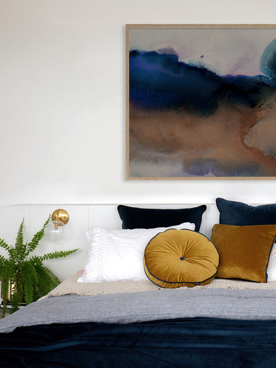 Burnished II Framed Art Print | Lifestyle