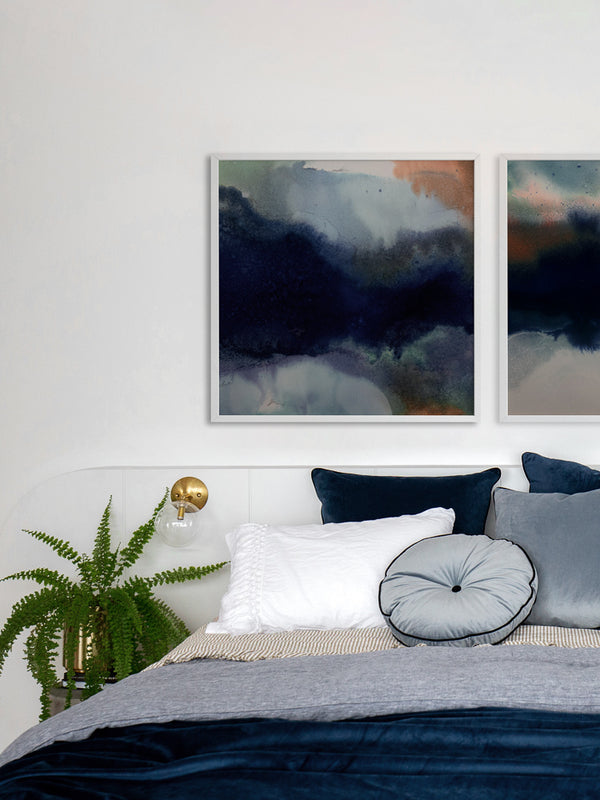 Burnished III Framed Art Print | Lifestyle