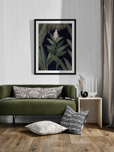 Dark Flora I Framed Art Print | Lifestyle