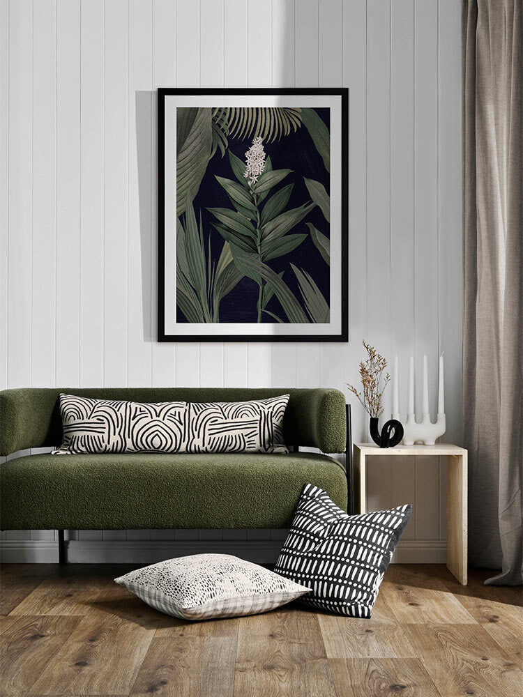 Dark Flora I Framed Art Print | Lifestyle