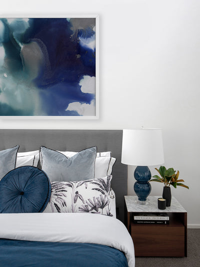 Aquatica III Framed Art Print | Lifestyle