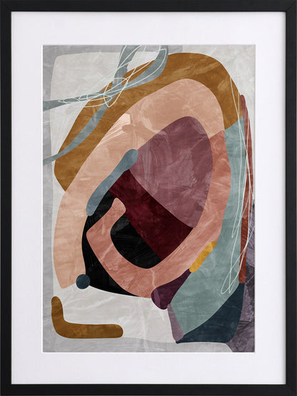 Concentric I Framed Art Print