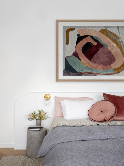 Concentric I Framed Art Print | Lifestyle