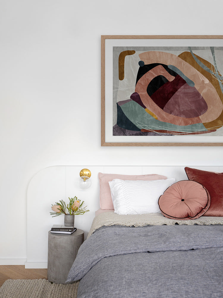 Concentric I Framed Art Print | Lifestyle
