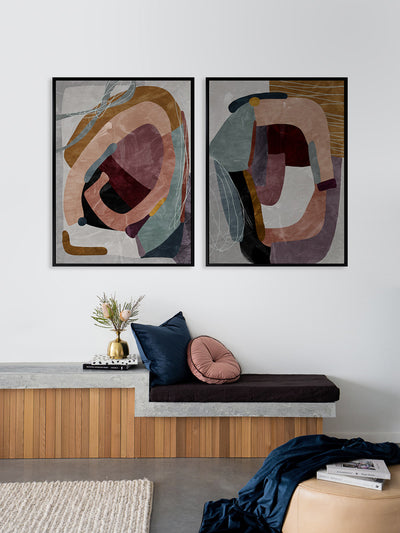 Concentric II Canvas Art Print | Lifestyle