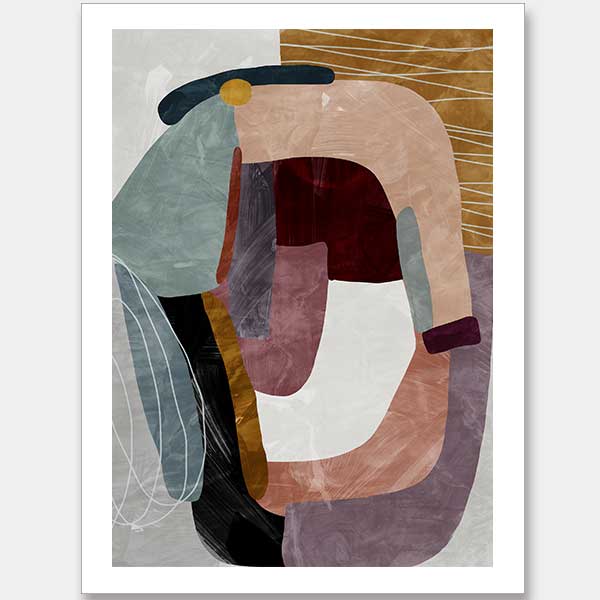 Concentric II Unframed Art Print