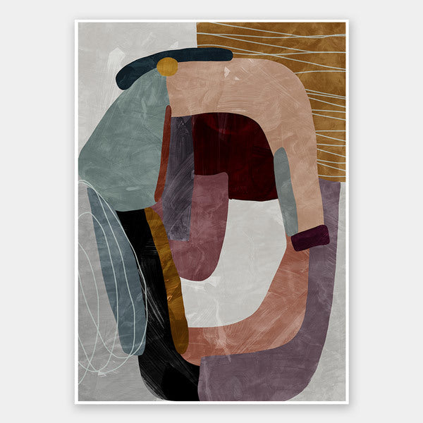 Concentric II Unframed Art Print