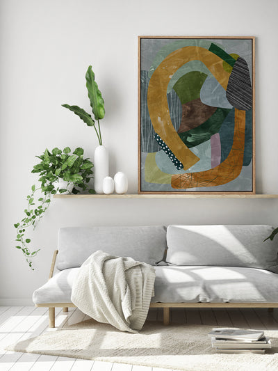 Labyrinth II Canvas Art Print | Lifestyle