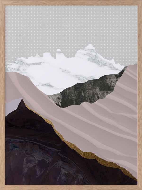 Moving Mountains I Framed Art Print