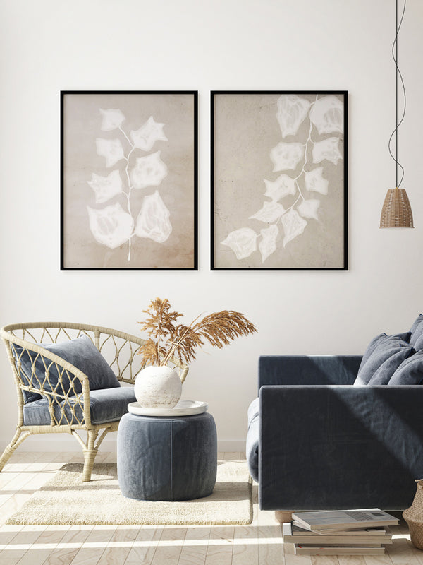Paper Bark II Canvas Art Print | Lifestyle