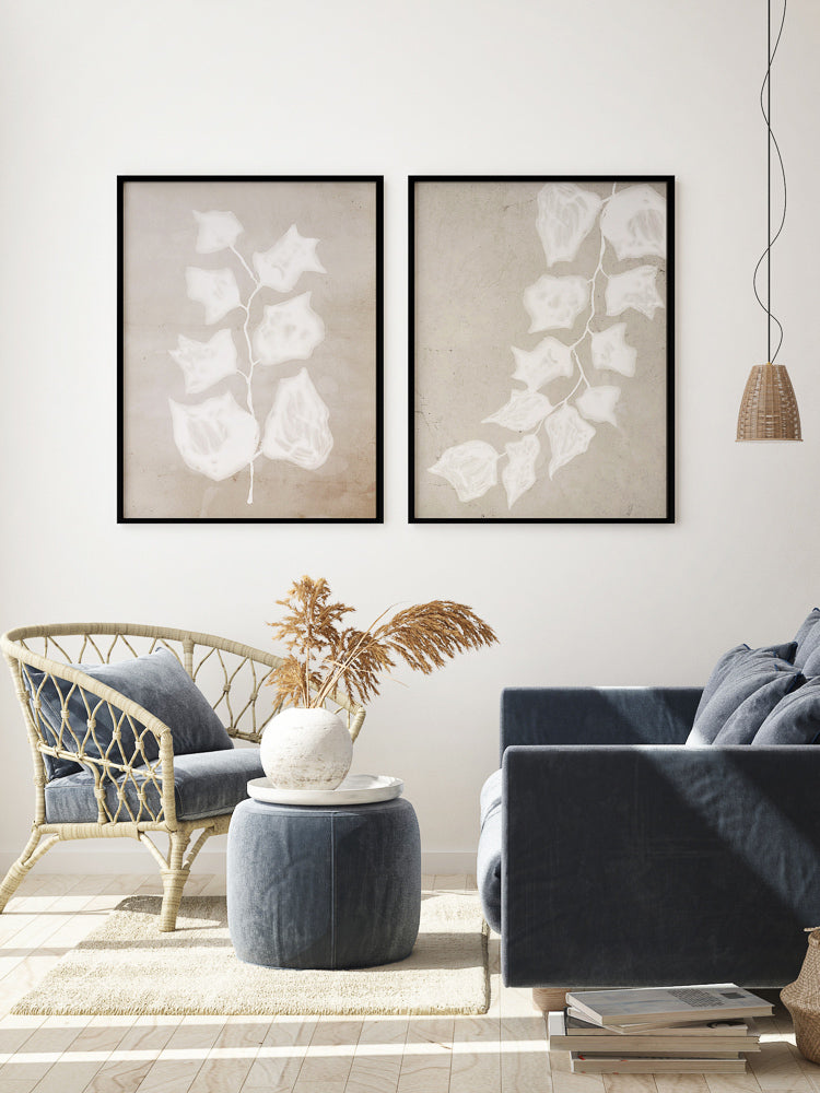 Paper Bark II Canvas Art Print | Lifestyle